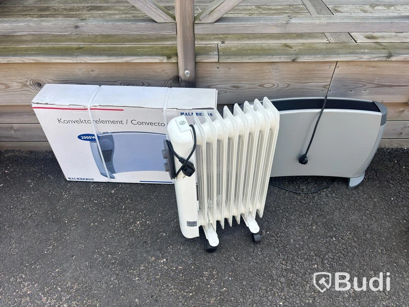 3 heaters, 2000 W