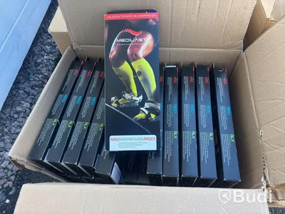 Sportstöd, blandat parti ca. 150 förpackningar.