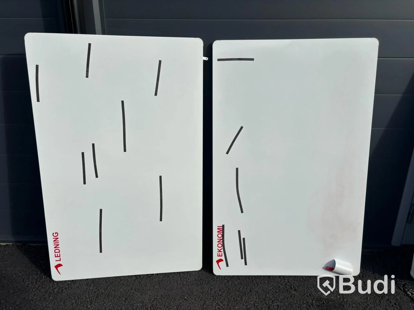 2 IKEA VEMUND whiteboards.