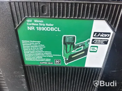 Spikpistol Hikoki NR 1890DBCL, 18V, med batteri och laddare
