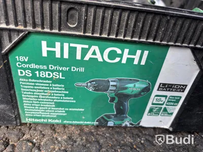 Hitachi DS18DSL Cordless Drill/Drivers, 18V, 2 pcs