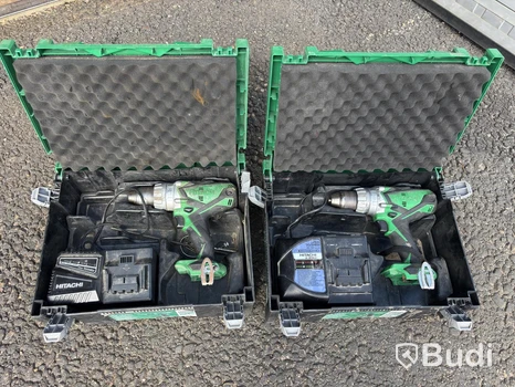 Borrskruvdragare Hitachi DS18DSL, 18V, 2 st