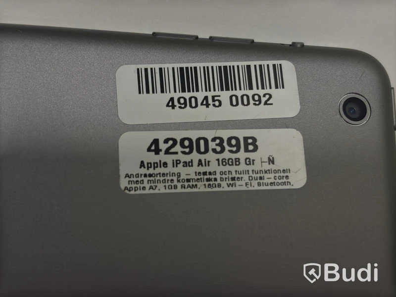 Apple iPad Air tablet, 16 GB, Wi‑Fi
