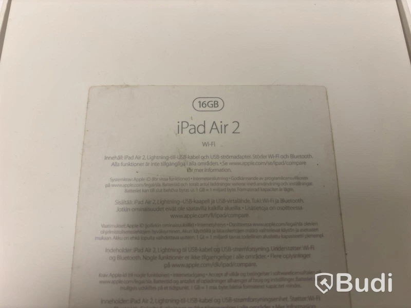 Apple iPad Air 2 tablet, 16 GB, Wi‑Fi