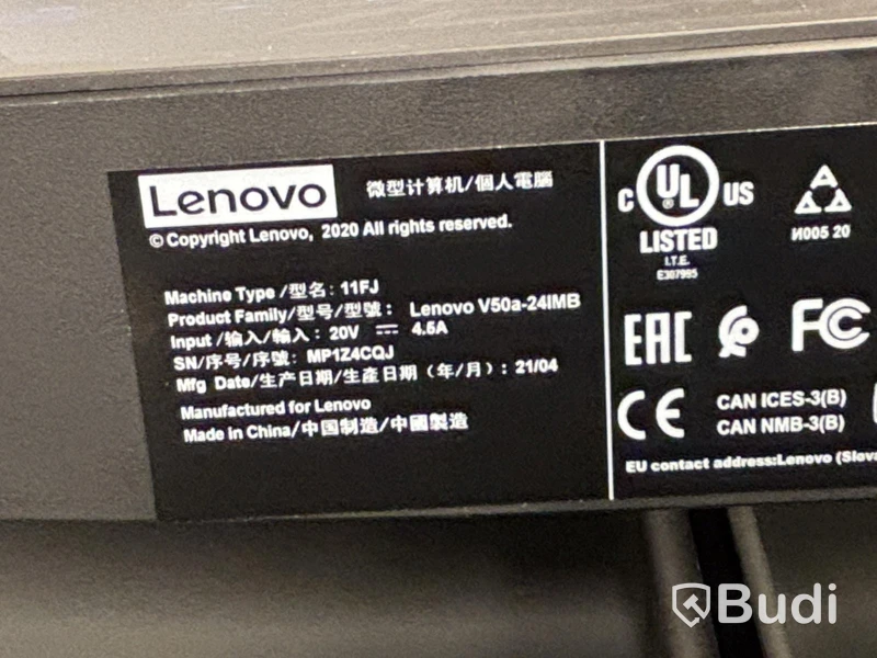 Lenovo V50a-24IMB All-in-One PC, 24-inch