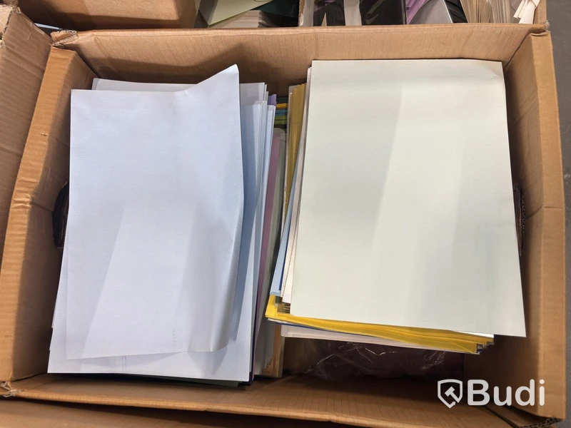 Craft supplies, envelopes and paper