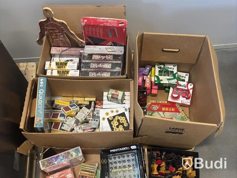 Spelparti, blandade sällskapsspel och spelset