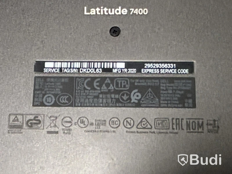 Dell Latitude 7400 Laptop, i5, 16 GB RAM