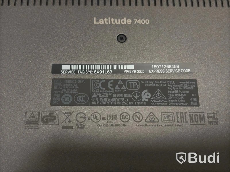 Dell Latitude 7400 laptop, i5, 16 GB RAM