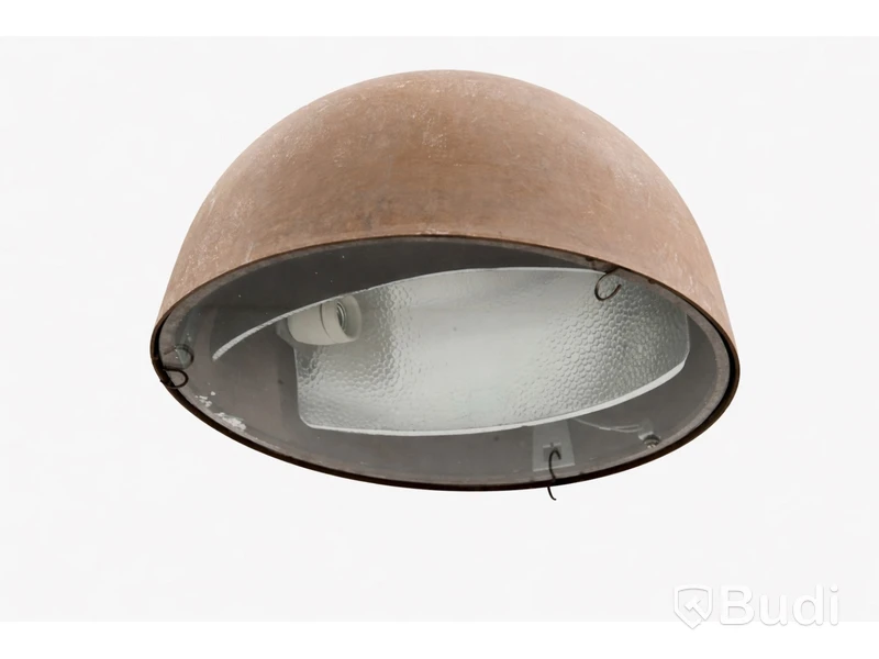 2 st gatulampor, Københavnerlampen, ca 40 cm, patina, originalsockel E40