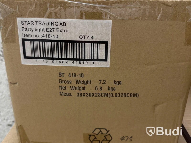 String Light, Star Trading, Party Light E27 Extra, 418-10