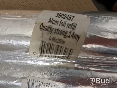 Aluminium foil, 4 rolls, 0.45 x 150 m, 14 µm