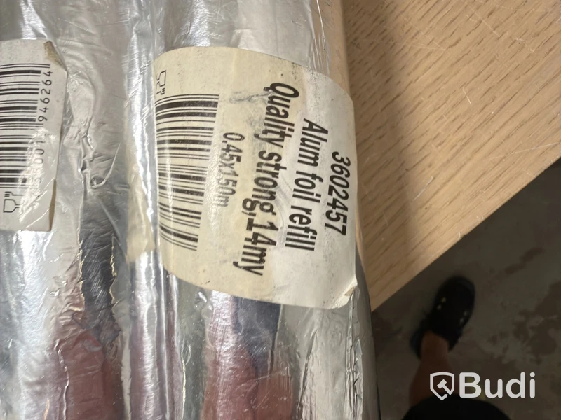 Aluminium foil, 4 rolls, 0.45 x 150 m, 14 µm