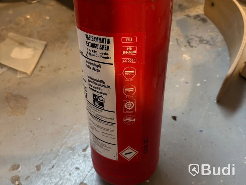 Brandsläckare, 6 kg ABC-pulver