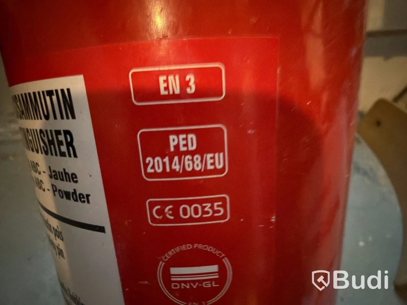 Brandsläckare, 6 kg ABC-pulver
