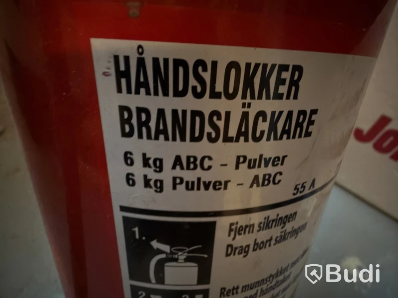 Brandsläckare, 6 kg ABC-pulver