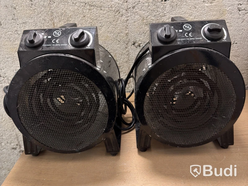 Schneider Electric IFH04-20A fan heaters, 2 pcs, 2000 W