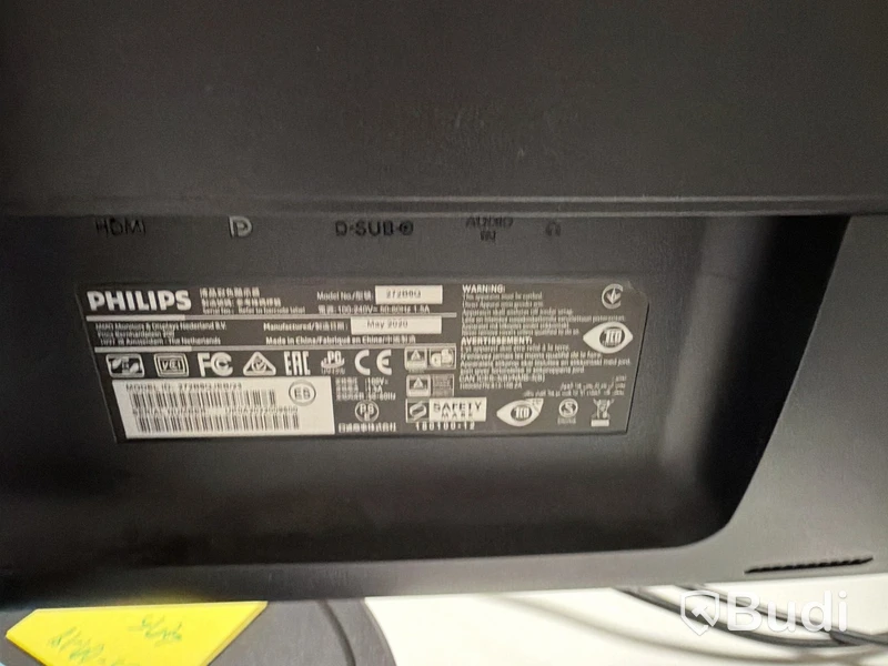 Skärm Philips, svart, 27 tum