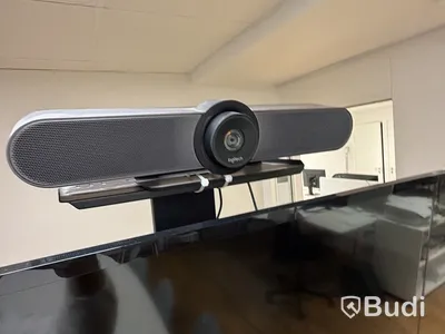 TV, Philips 50 tum på rullstativ ink Logitech Meetup konferenskamera