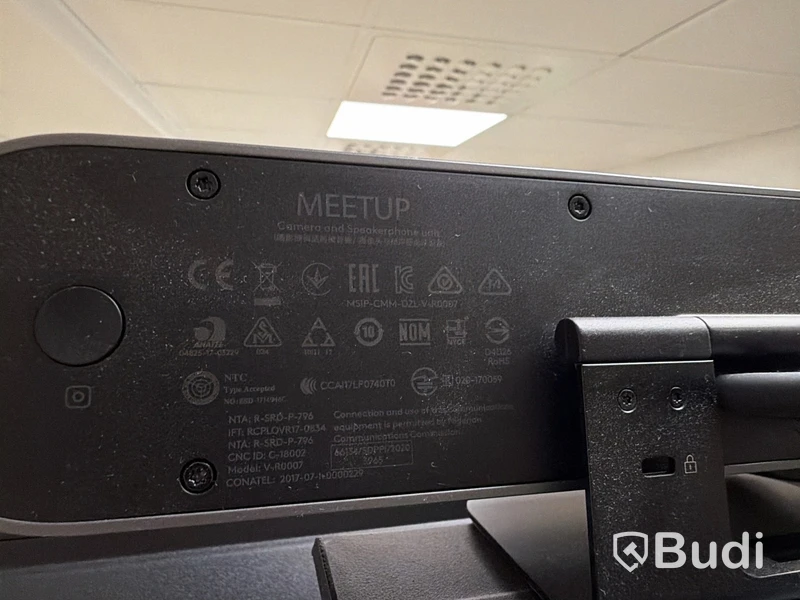 TV, Philips 50 tum på rullstativ ink Logitech Meetup konferenskamera