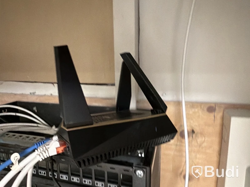 Router, ASUS, svart, nätverksutrustning