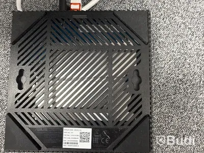 Router, Asus, svart med guldkant