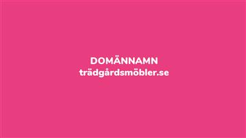 Domännamnet trädgårdsmöbler.se