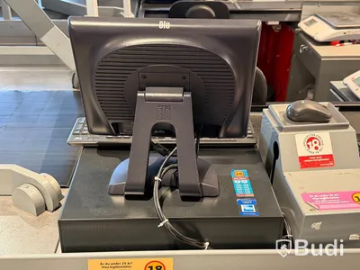 Kassasystem - Elo ET1515LS, touchskärm med streckkodsscanner och kvittoskrivare