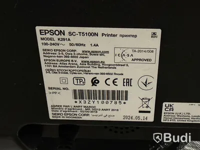 Storformatskrivare, Epson SC-T5100N -2024