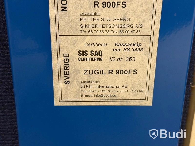 Kassaskåp, ZUGiL R 900FS