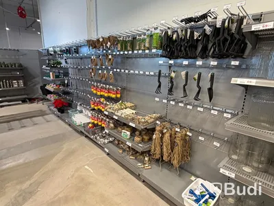 Komplett butiksinredning från ONGO Heron City (2000m²) inkl 4 st kassalinjer och 2 st entrésystem