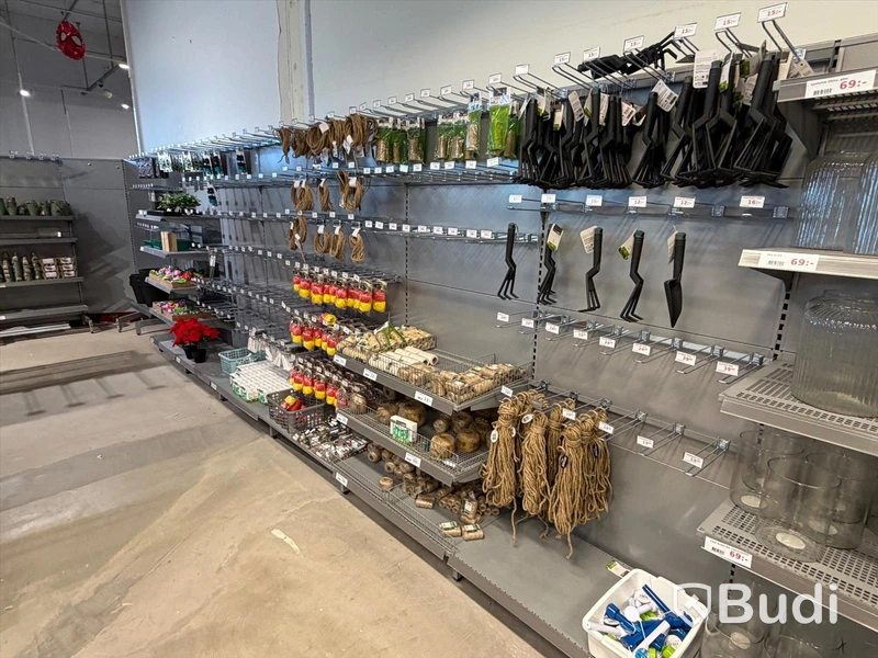 Komplett butiksinredning från ONGO Heron City (2000m²) inkl 4 st kassalinjer och 2 st entrésystem