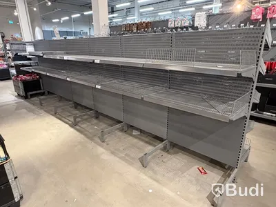 Komplett butiksinredning från ONGO Heron City (2000m²) inkl 4 st kassalinjer och 2 st entrésystem