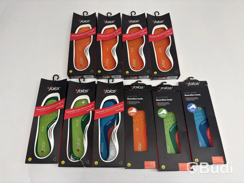 (NEW) Lot of Jalas insoles, 10 pcs, various models and sizes