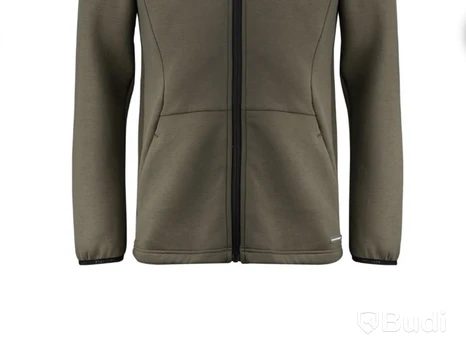 7 st. Hoodie med blixtlås Cutter & Buck, armégrön, olika storlekar