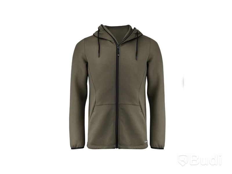 7 pcs. Cutter & Buck zip hoodies, army green, assorted sizes