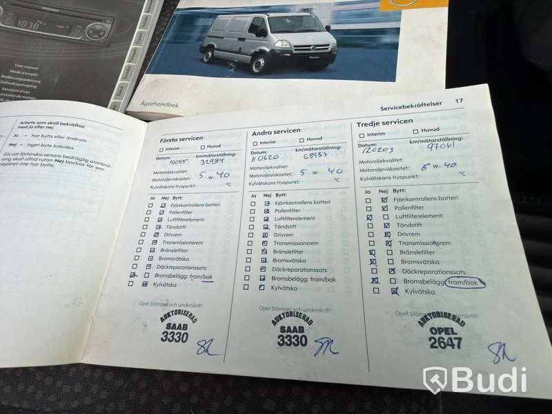 Opel Movano 2.5 CDTI volymskåp med bakgavellyft (120hk) -2008