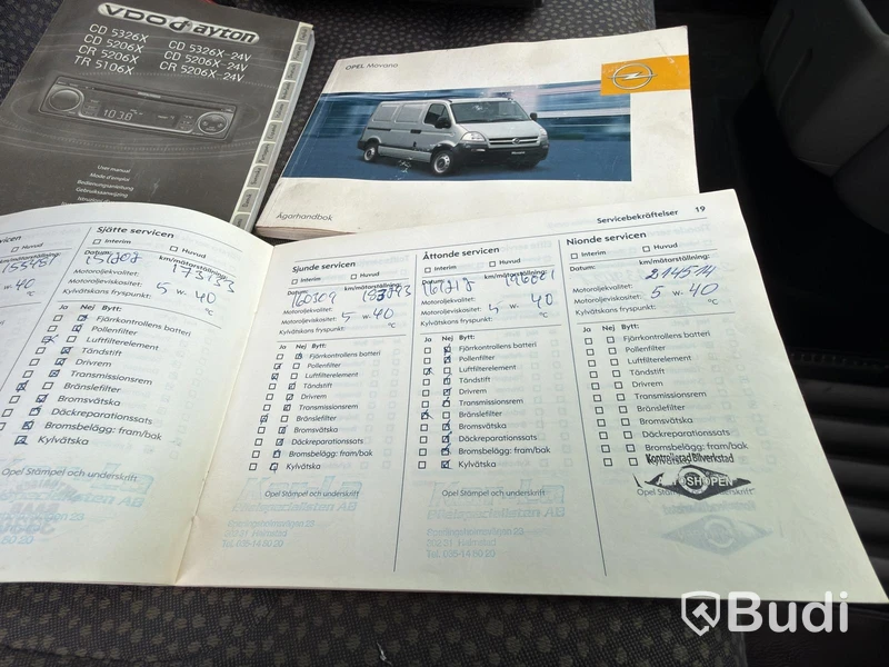 Opel Movano 2.5 CDTI volymskåp med bakgavellyft (120hk) -2008