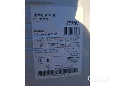 Pall med fasadskivor ROCKWOOL