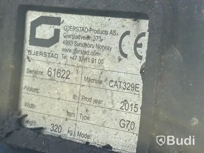 Bandgrävare Cat 324EL | 3 st redskap | 2012