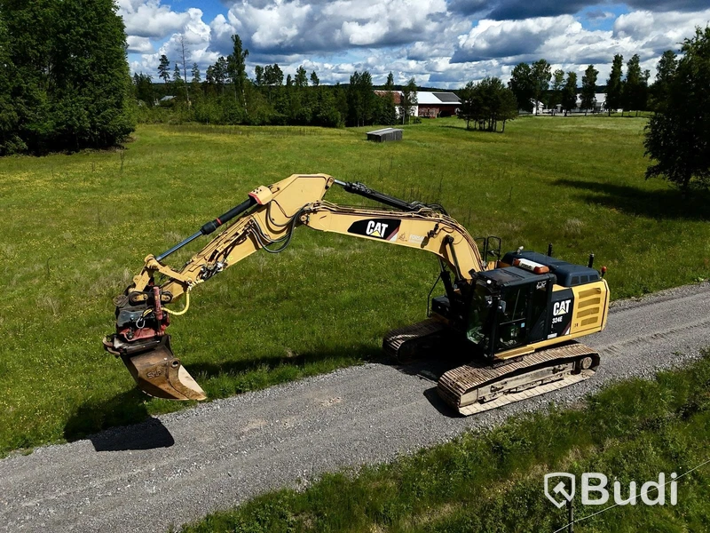 Bandgrävare Cat 324EL | 3 st redskap | 2012