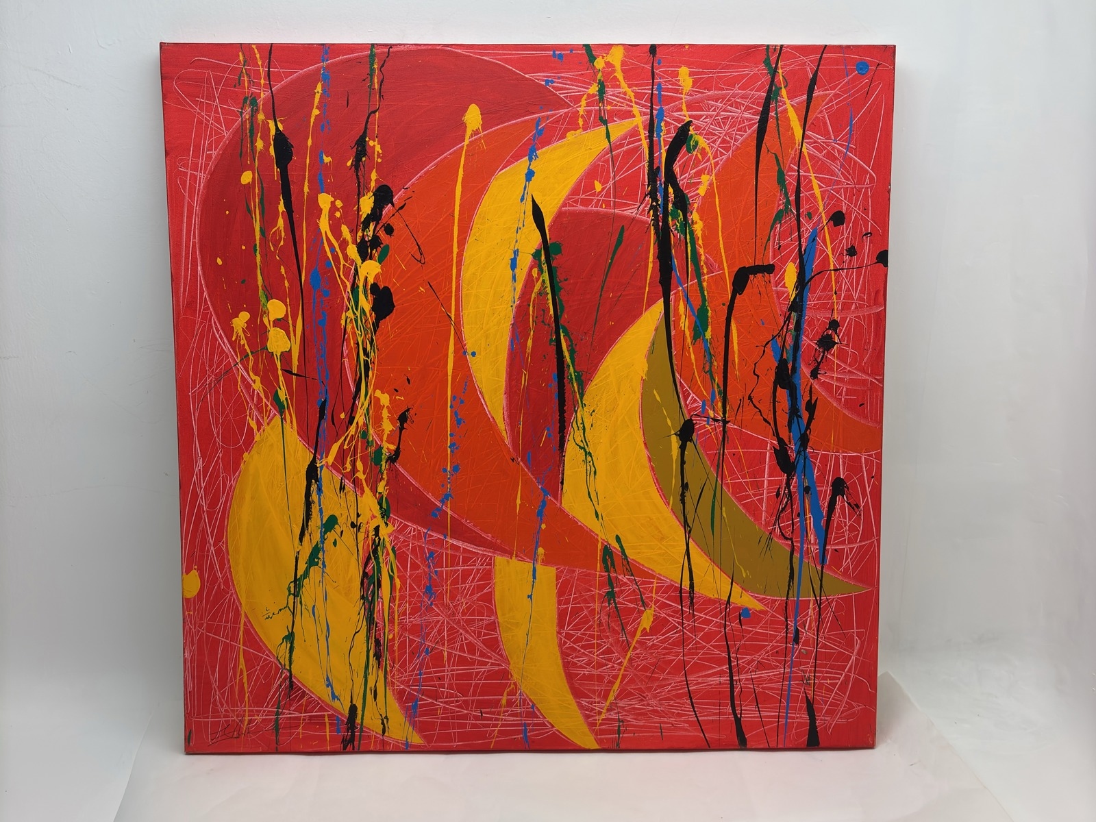 Canvastavla - Signerad