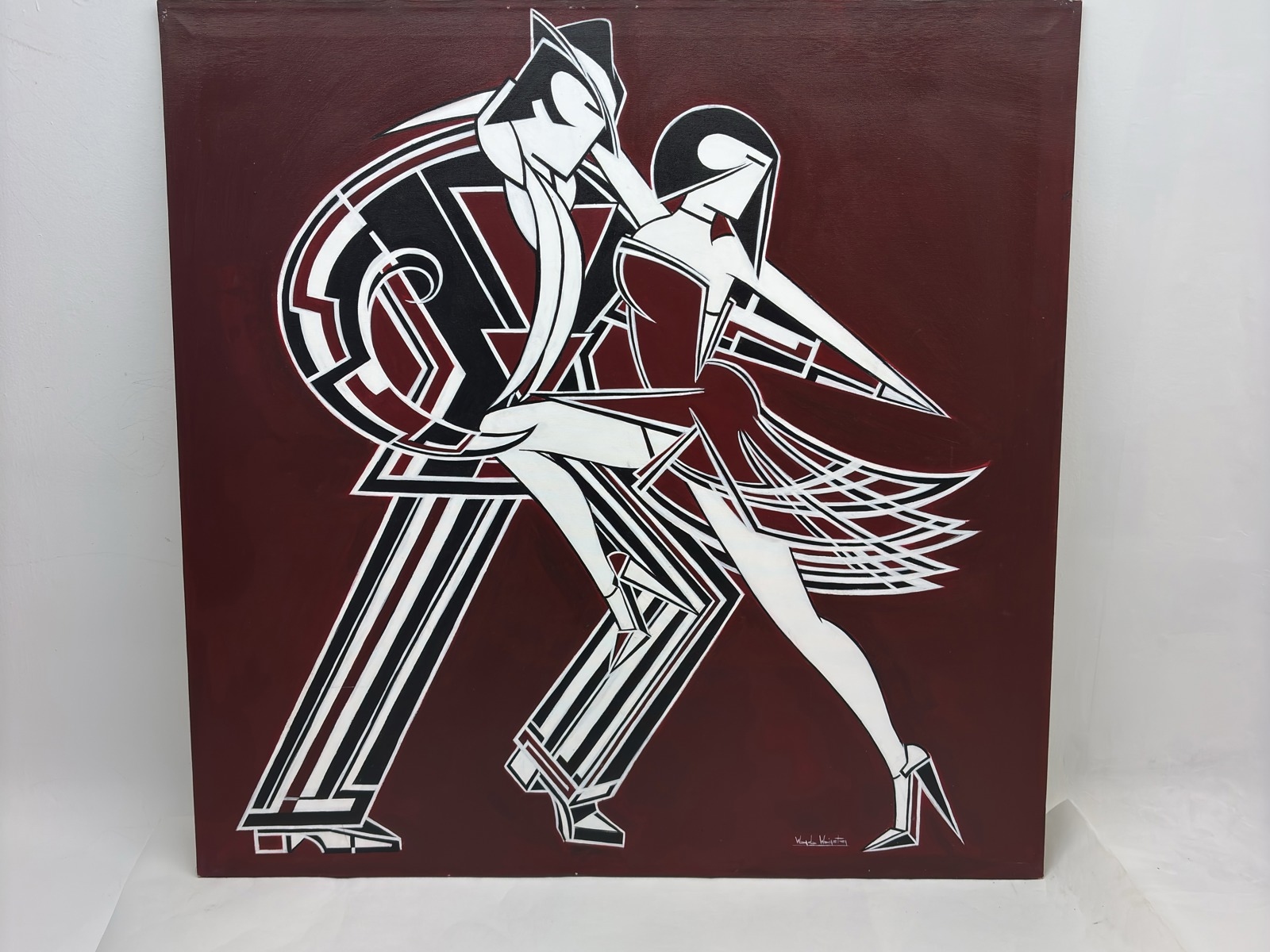 Canvastavla - Signerad