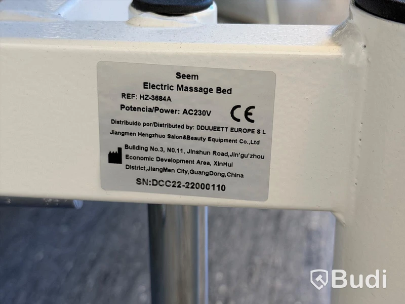 Massagebänk/ brits, Seem HZ-3684A, eldrivet