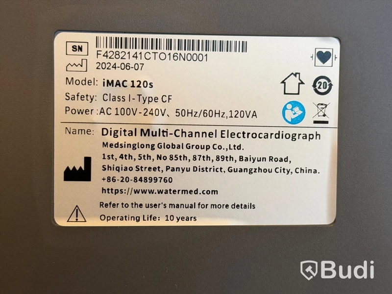 EKG-apparat med ställning, iMAC 120s -2024