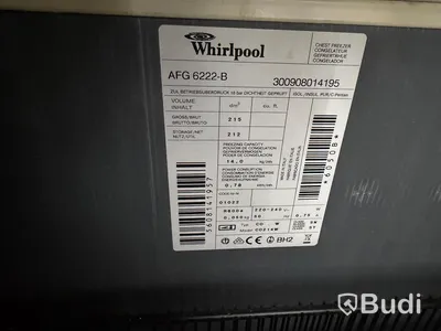 Frysboxar, 2 st, Gram/ Whirlpool
