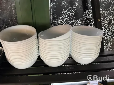 Assorted lot for lunch service, incl. side plates, glasses and cutlery