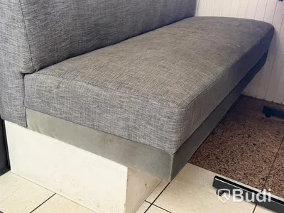 Soffor, 6 st, grå textil