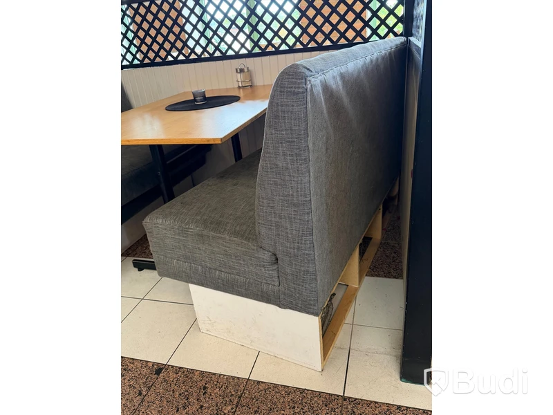 Soffor, 6 st, grå textil