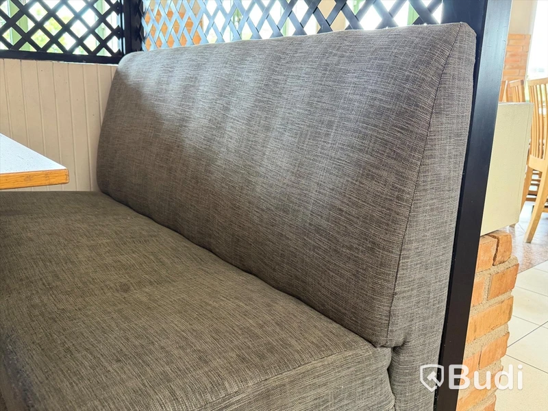 Soffor, 6 st, grå textil